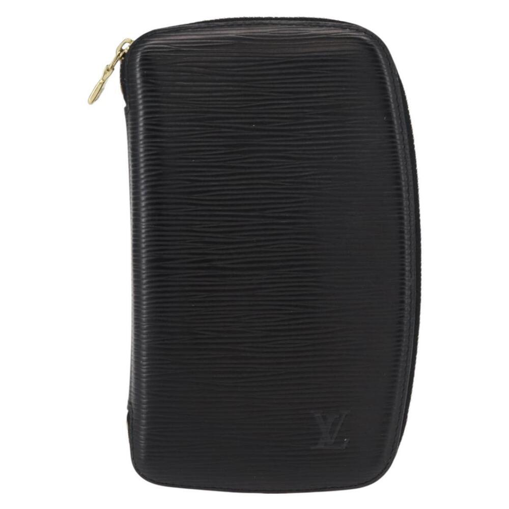 LOUIS VUITTON Epi Agenda Geod Travel Case Black M63872 LV Auth am9885 - Picture 13 of 16
